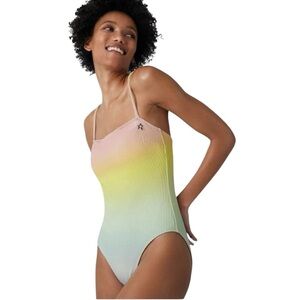 Perfect Moment Women's Sol Multicolor Gradient Swimsuit NEW